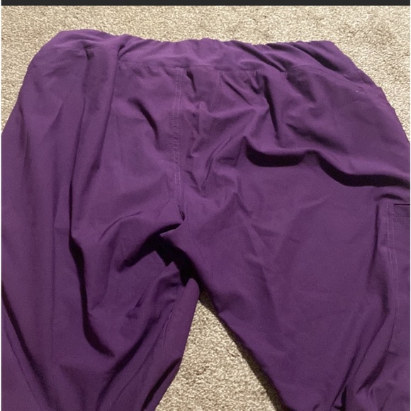 SCRUBS !! Cherokee Flex Purple scrub pants in PXL - Picture 9 of 12